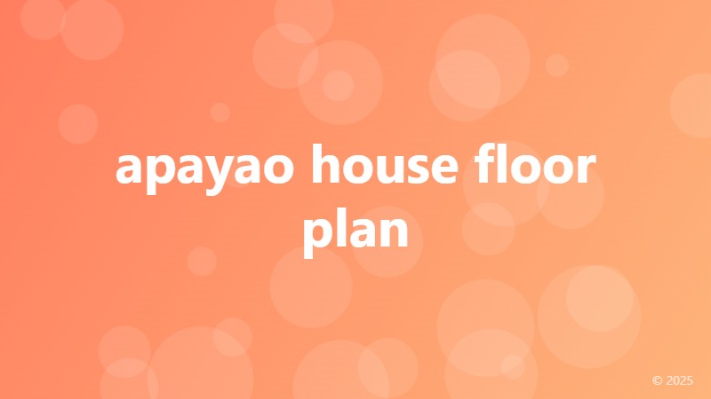 apayao house floor plan