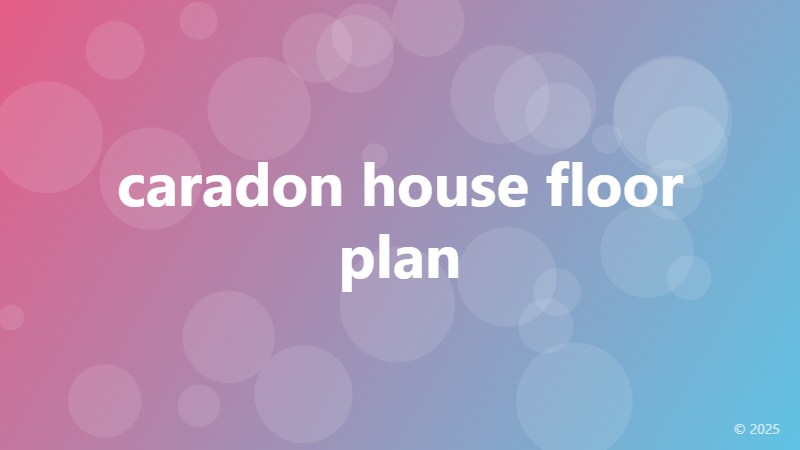 caradon house floor plan