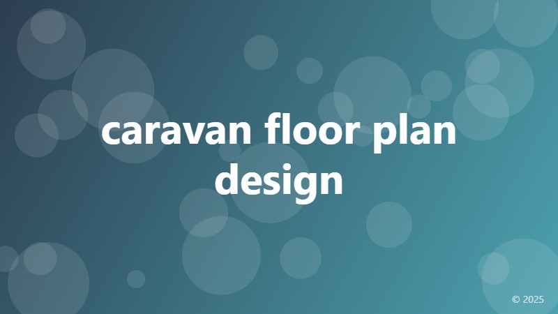 caravan floor plan design