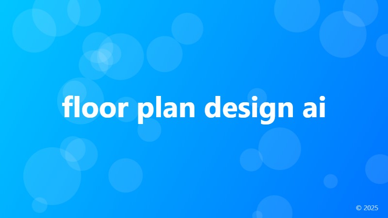 floor plan design ai