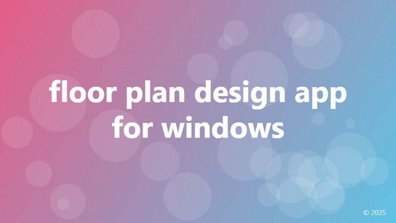 floor plan design app for windows