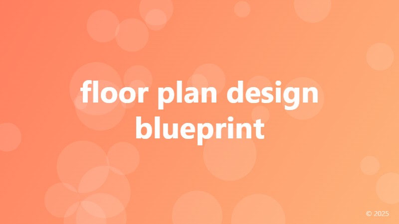 floor plan design blueprint