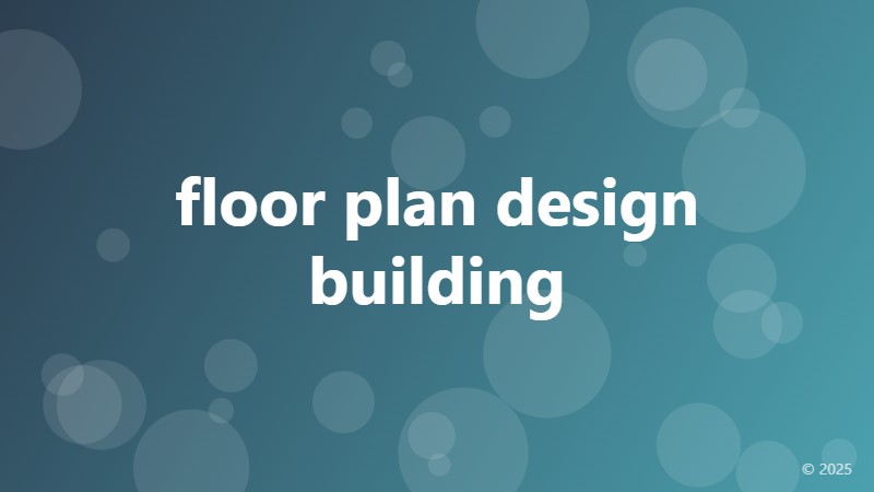 floor plan design building