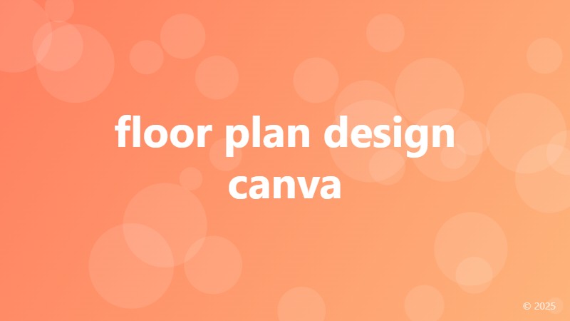 floor plan design canva