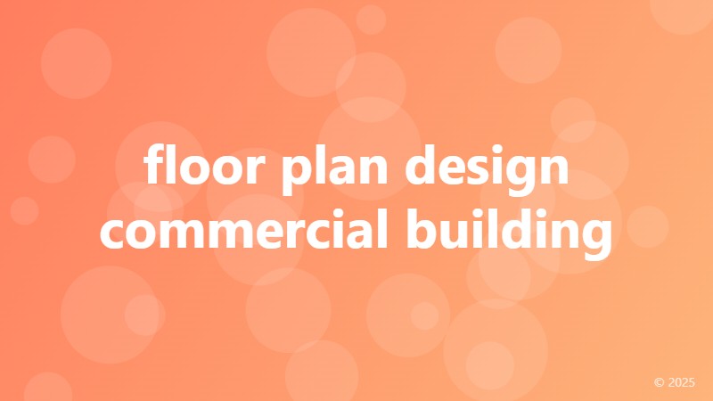 floor plan design commercial building