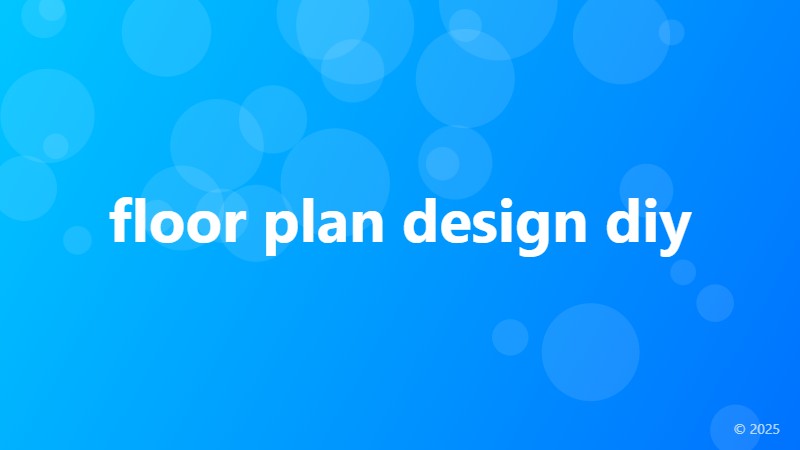 floor plan design diy
