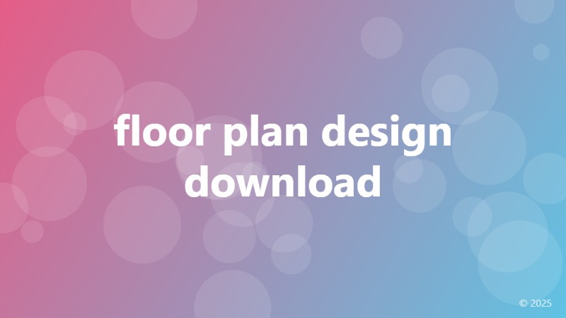 floor plan design download