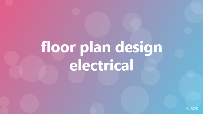 floor plan design electrical