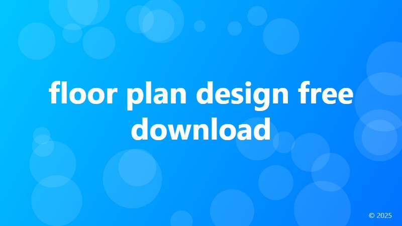 floor plan design free download