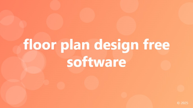floor plan design free software