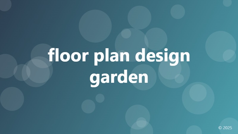 floor plan design garden