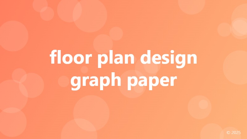 floor plan design graph paper