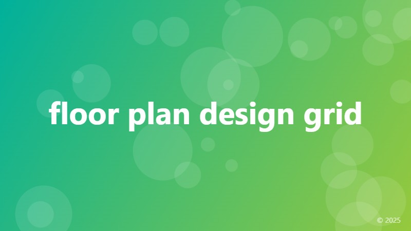 floor plan design grid