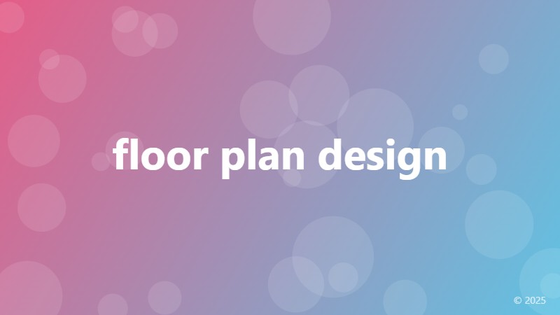 floor plan design