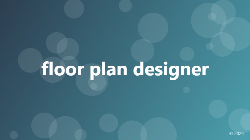 floor plan designer