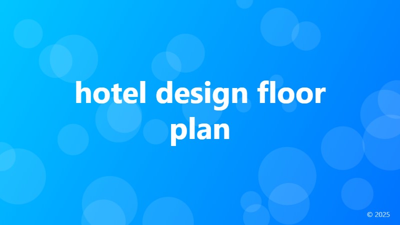hotel design floor plan
