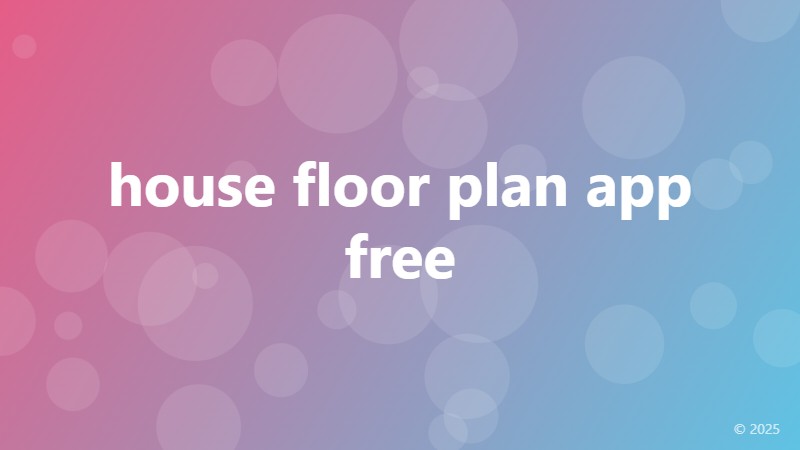 house floor plan app free