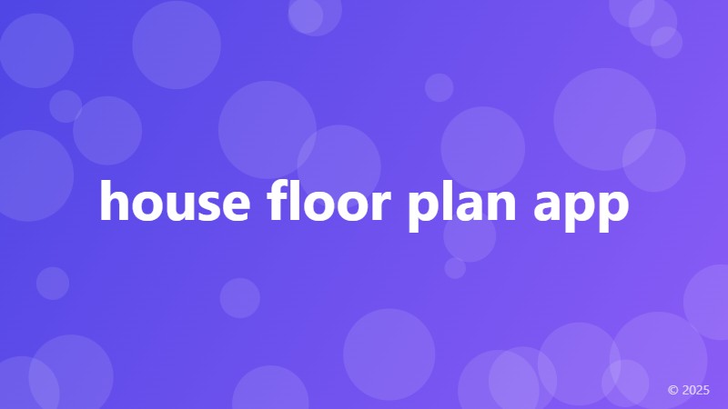 house floor plan app