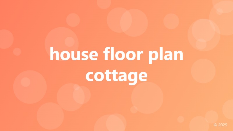 house floor plan cottage