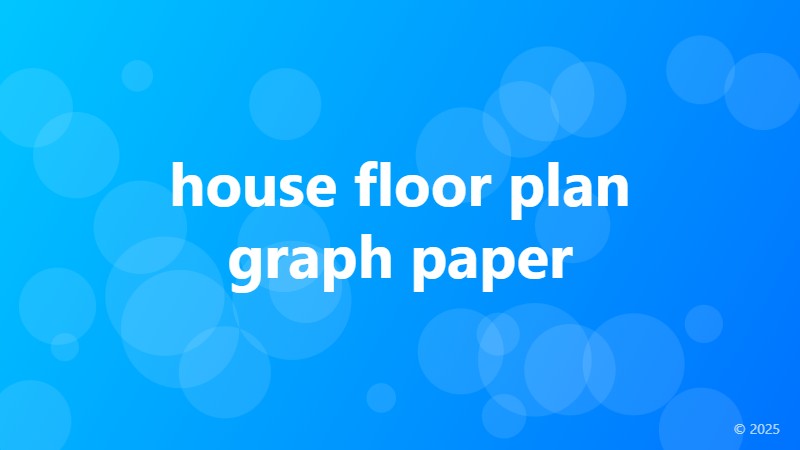 house floor plan graph paper