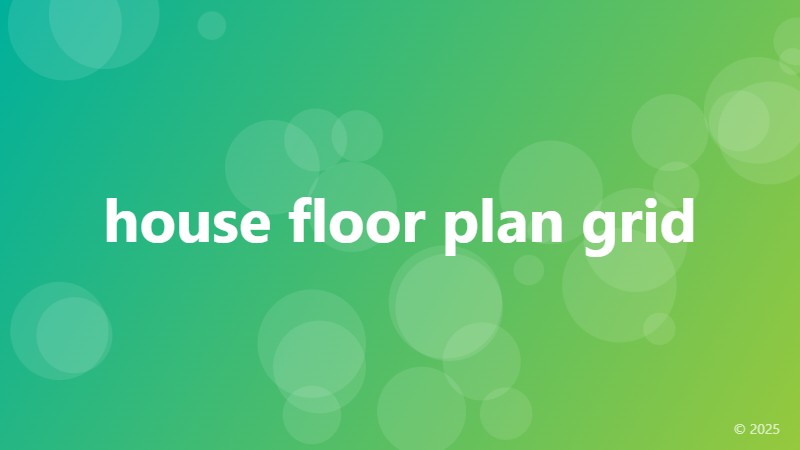 house floor plan grid