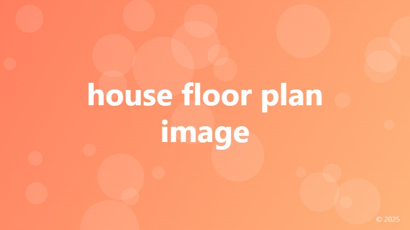 house floor plan image