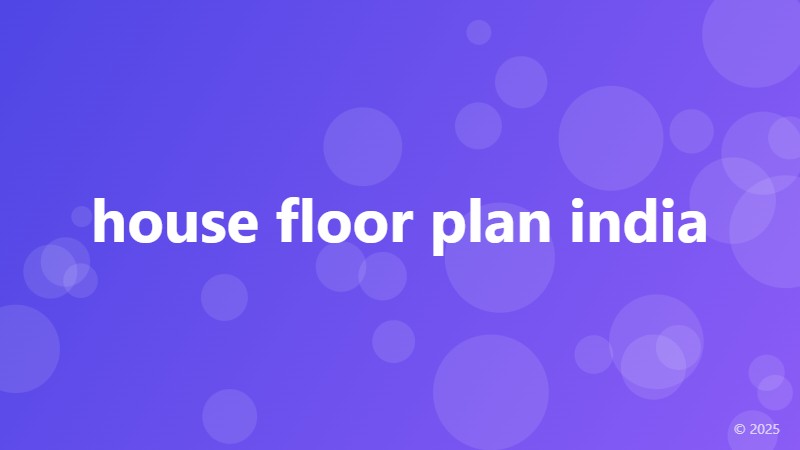 house floor plan india