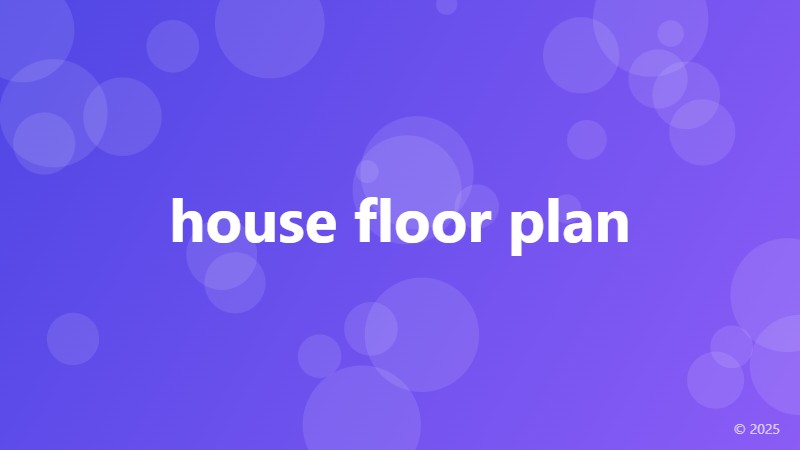 house floor plan