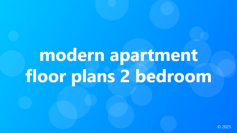 modern apartment floor plans 2 bedroom